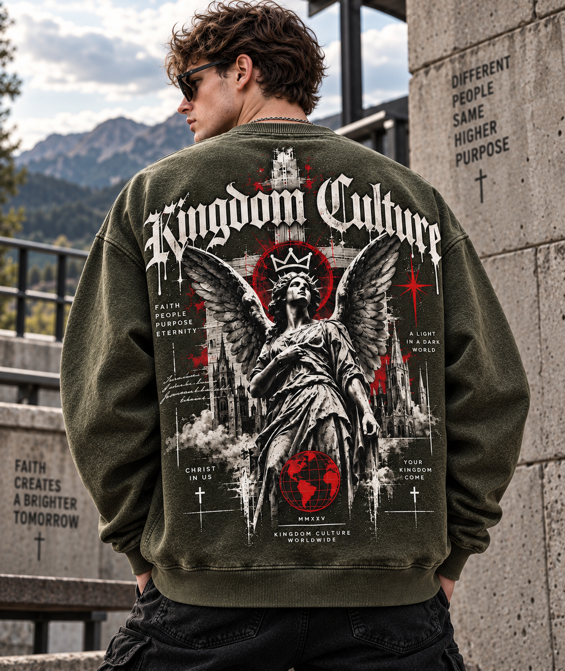 Kingdom Culture Vintage Wash Sweatshirt