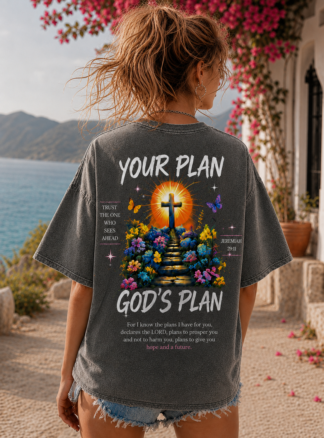 Your Plan God’s Plan Vintage Christian Graphic Tee