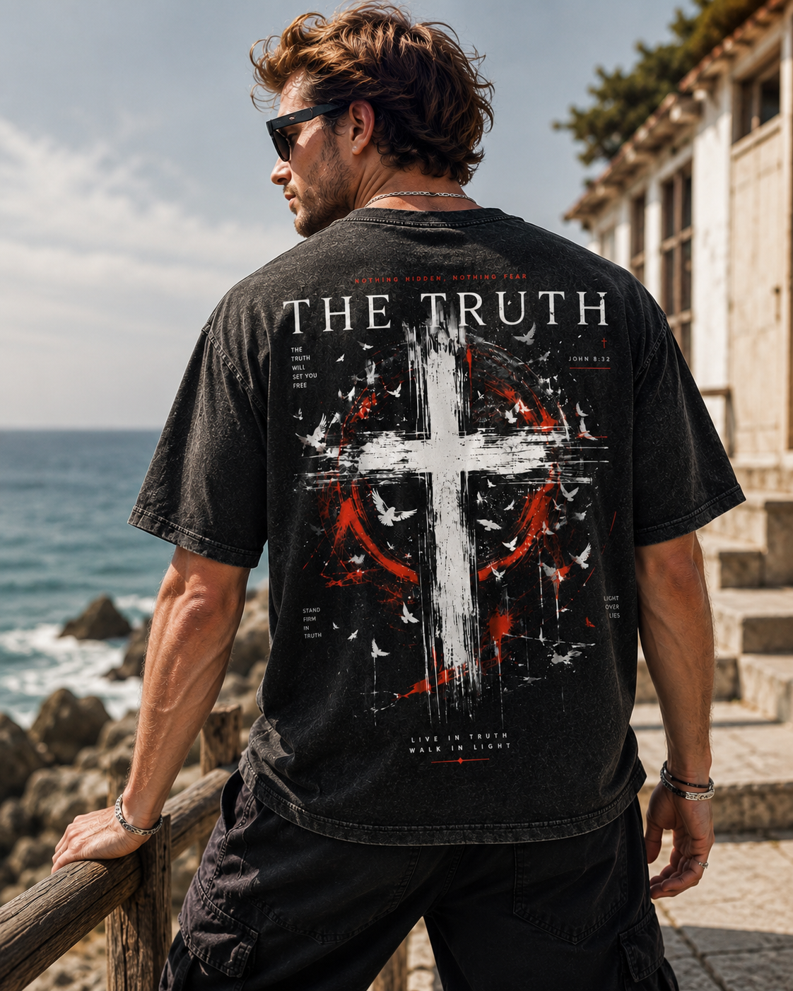The Truth Vintage Cross Tee