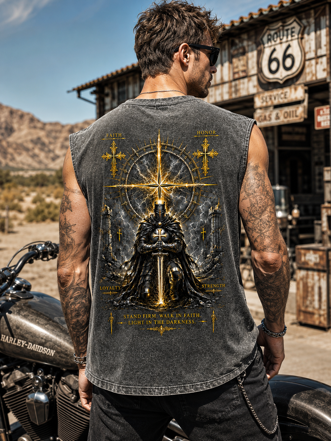 Faith & Honor Knight Tank Top