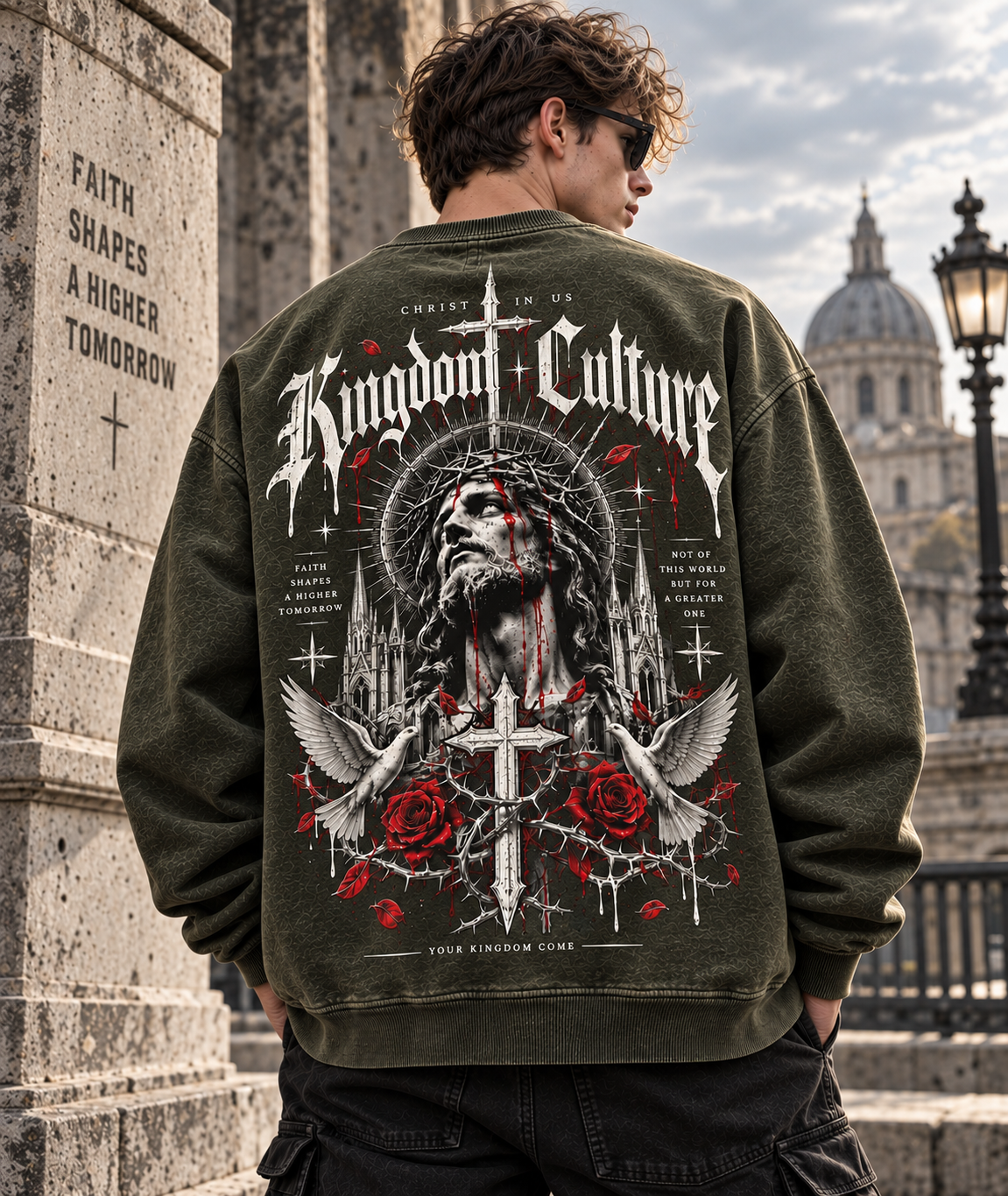 Kingdom Culture Vintage Washed Sweatshirt